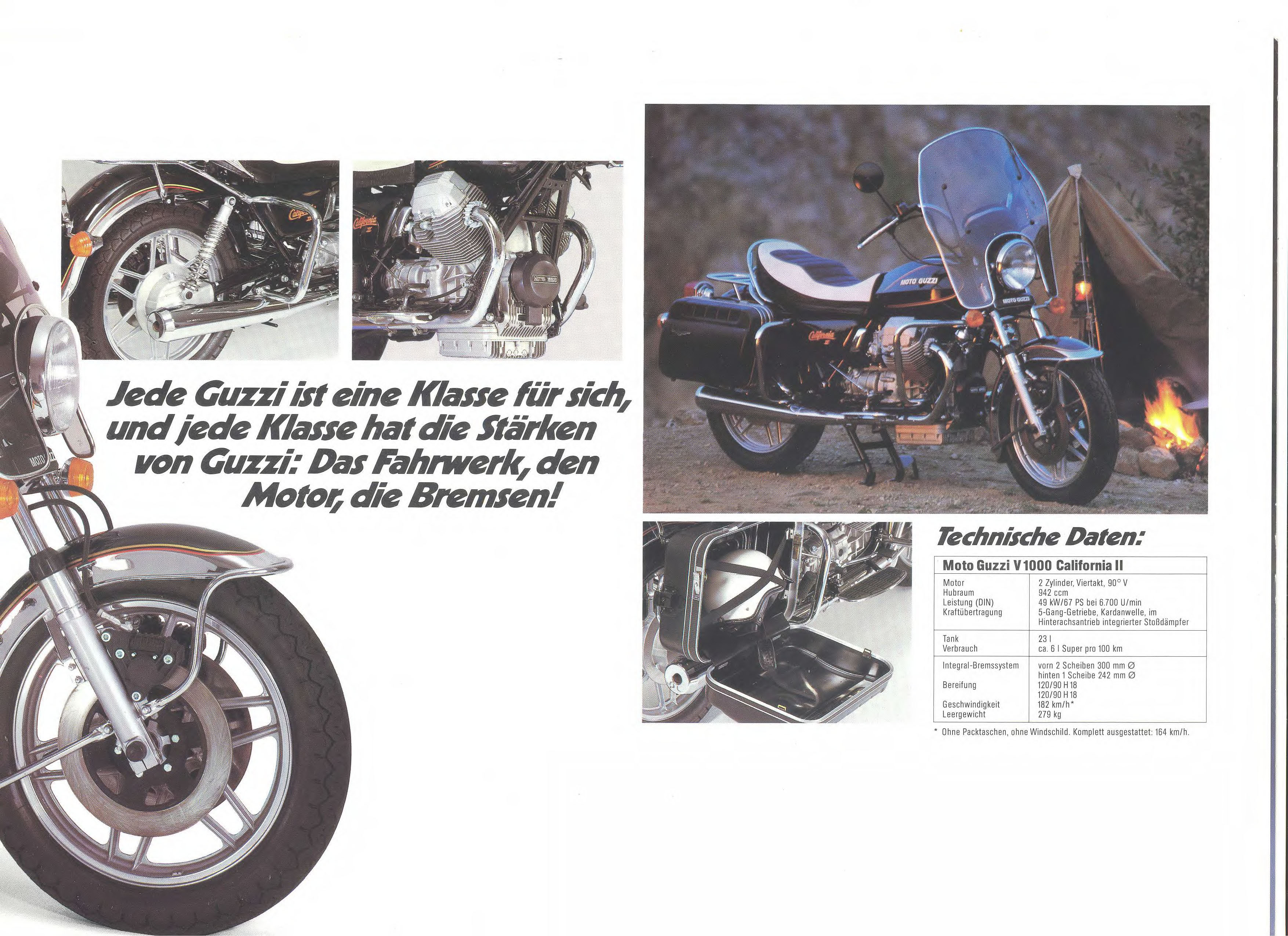 Moto Guzzi factory brochure: California II - 850 T5