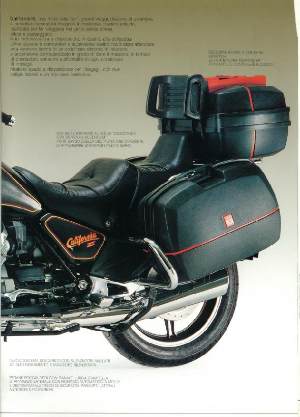 Moto Guzzi factory brochure: California III Electronic Fuel Injection Full Fairing