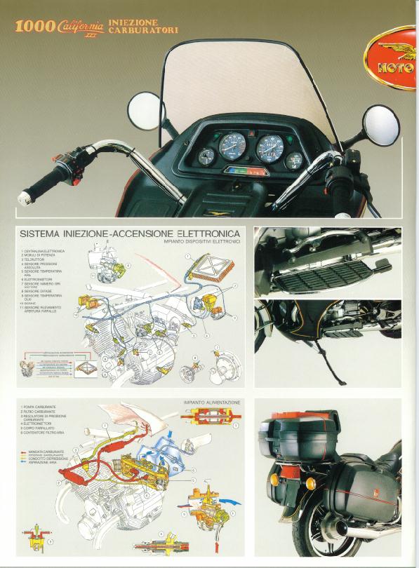 Moto Guzzi factory brochure: California III Electronic Fuel Injection Full Fairing