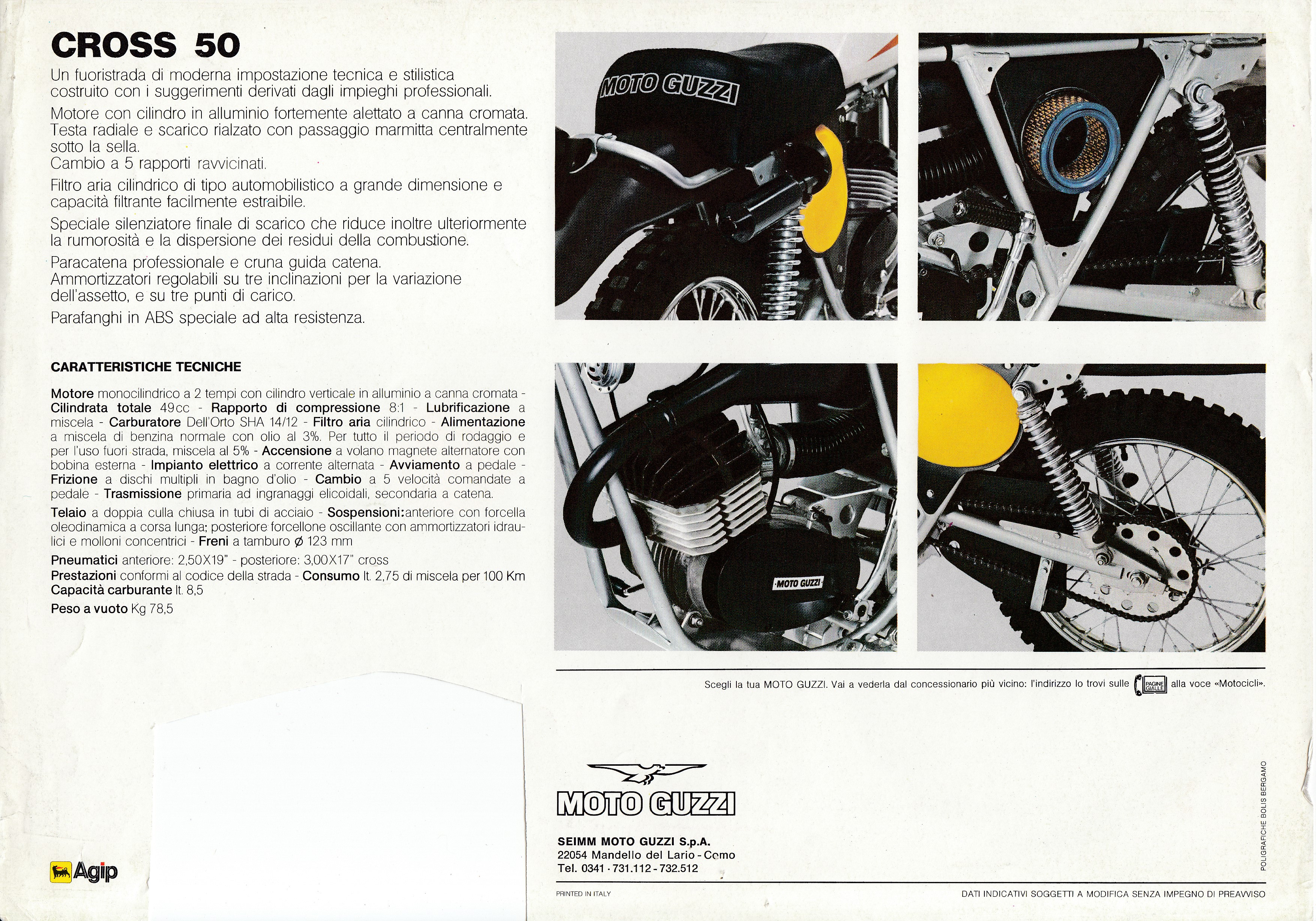 Brochure - Moto Guzzi Cross 50