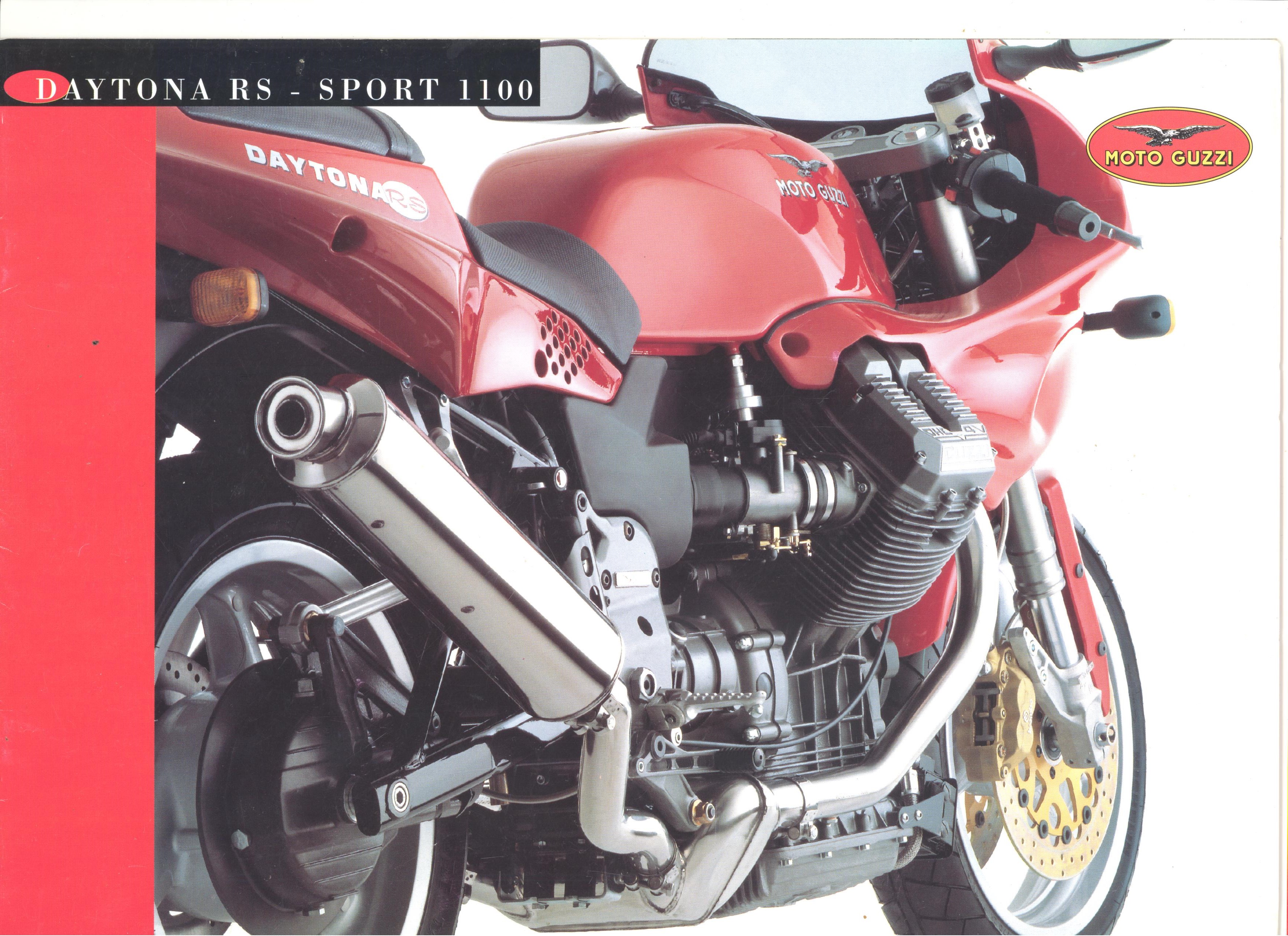 Moto Guzzi factory brochure: Daytona RS - Sport 1100