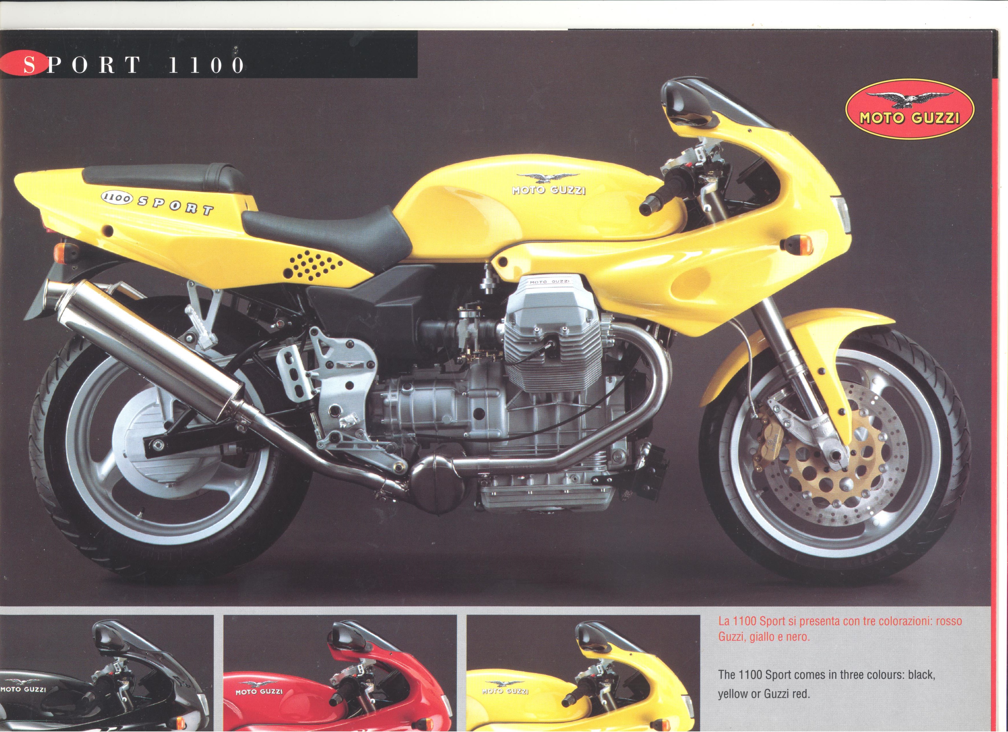 Moto Guzzi factory brochure: Daytona RS - Sport 1100