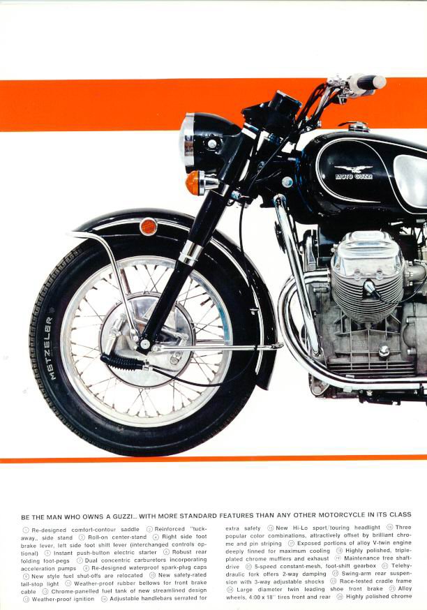 Moto Guzzi Eldorado Factory Brochure, Page 2 of 6.
