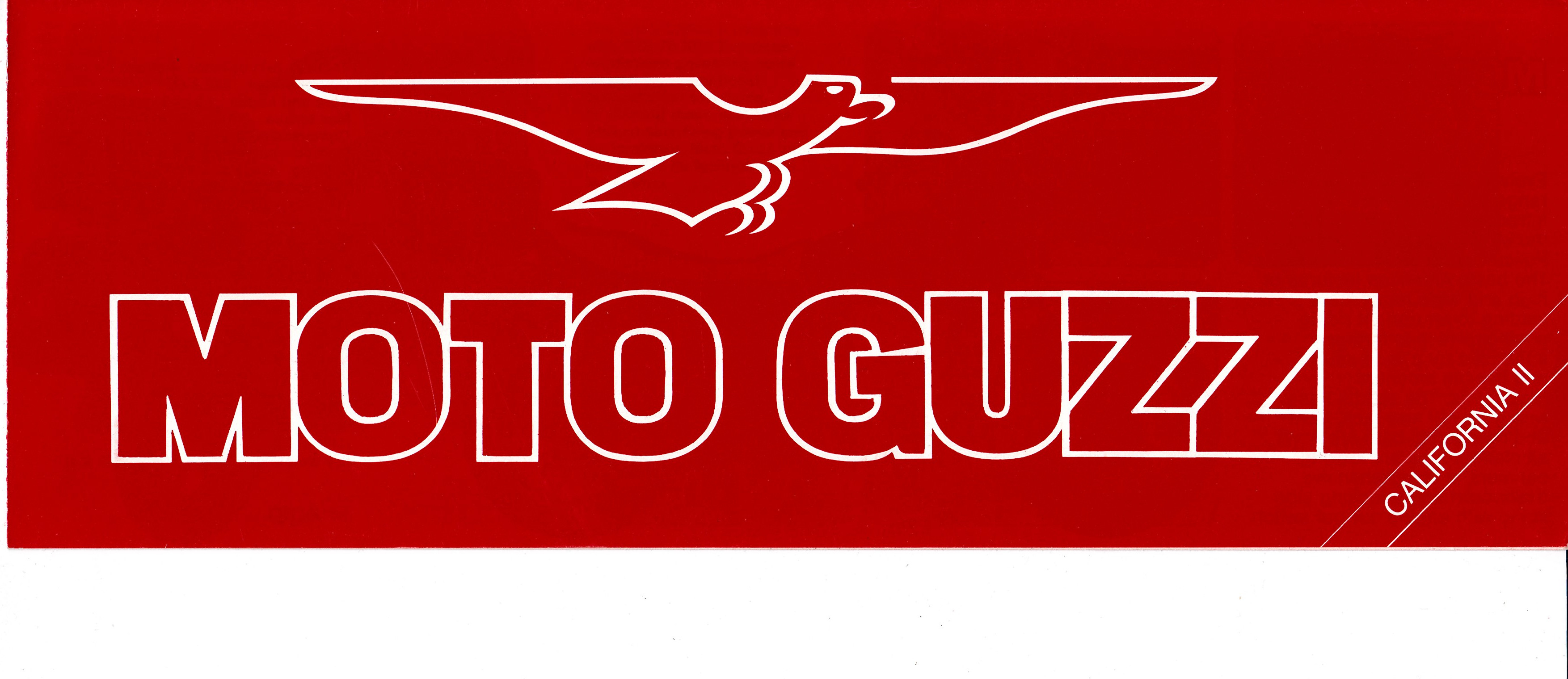 Brochure - Moto Guzzi California II (folded style brochure)