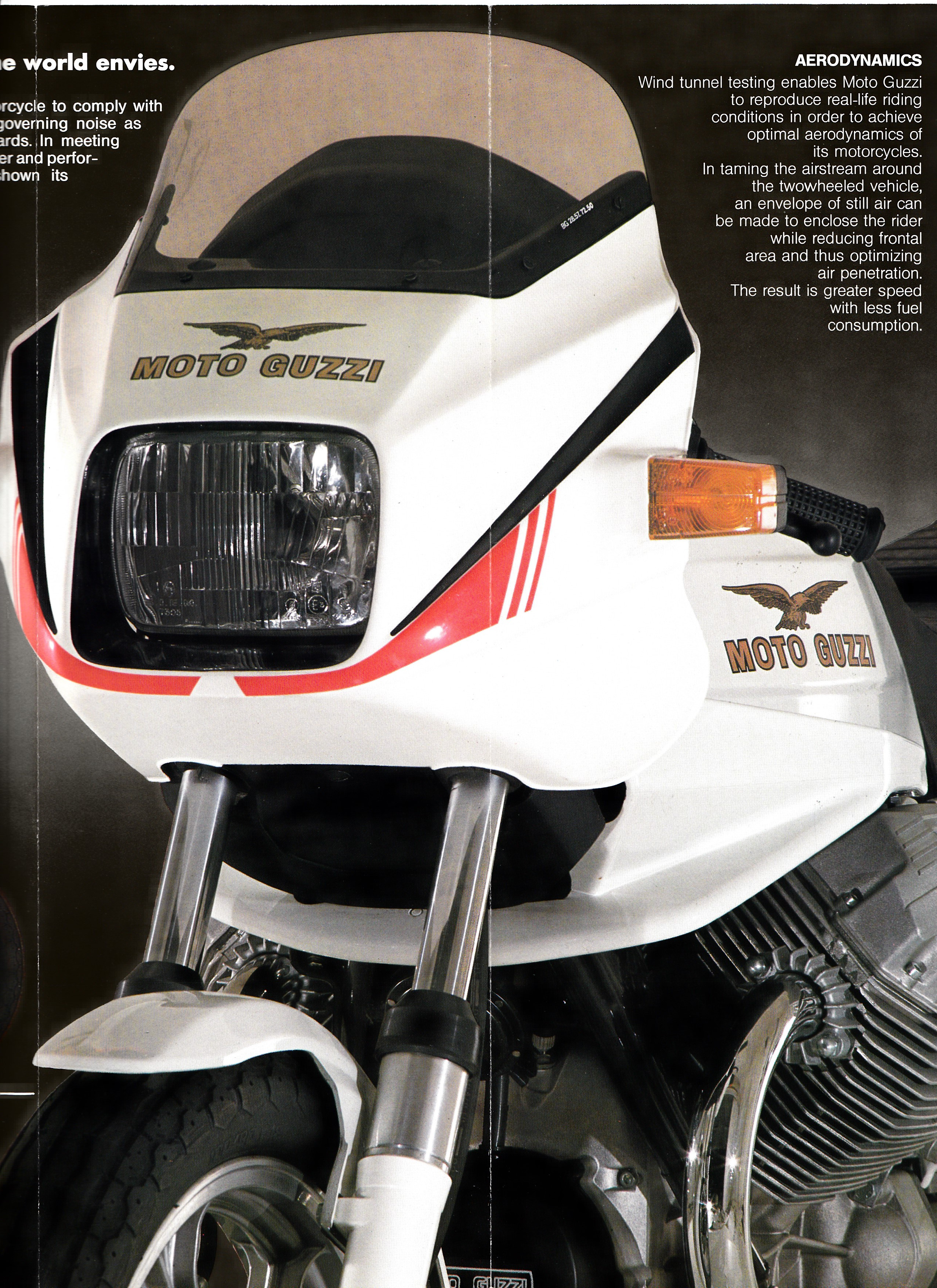Prospekt Broschüre Moto Guzzi 850 Le Mans III