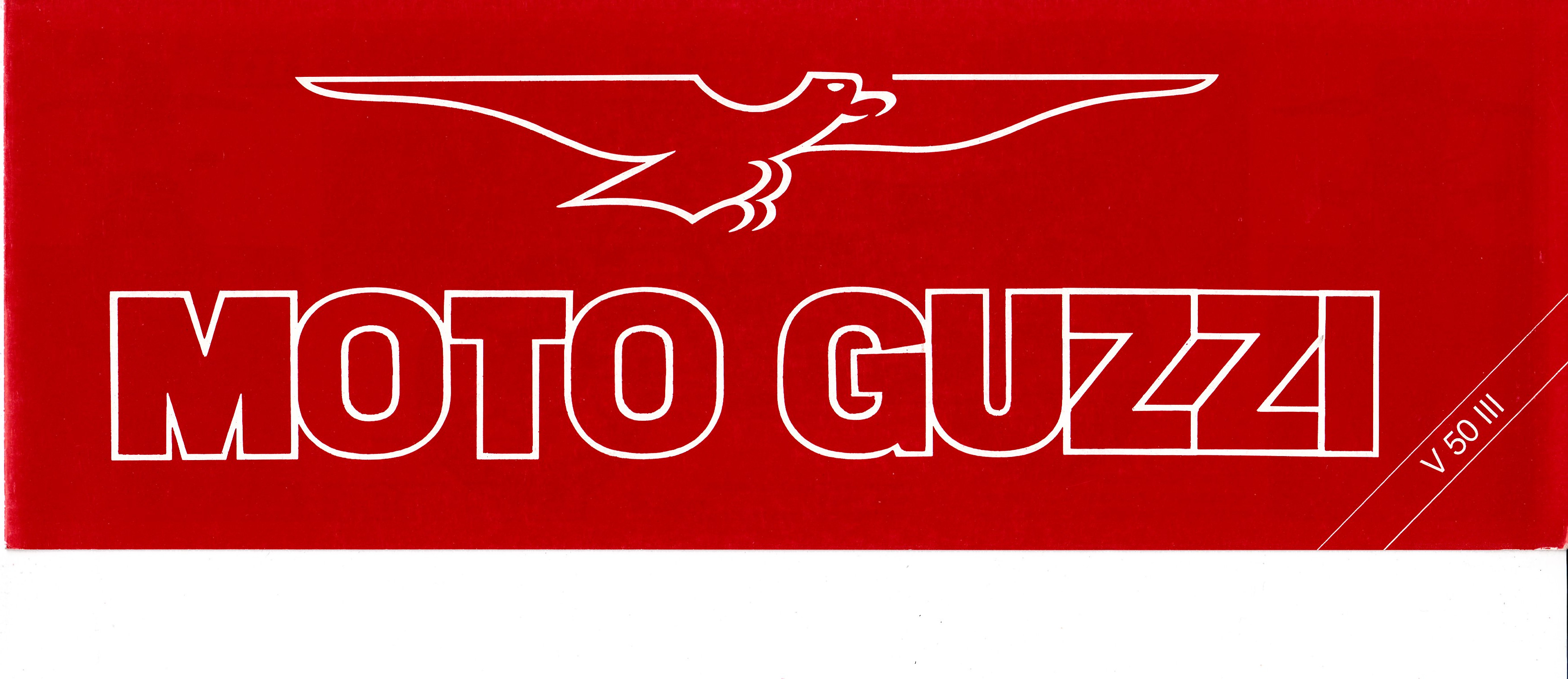 Brochure - Moto Guzzi V50 III (folded style brochure)
