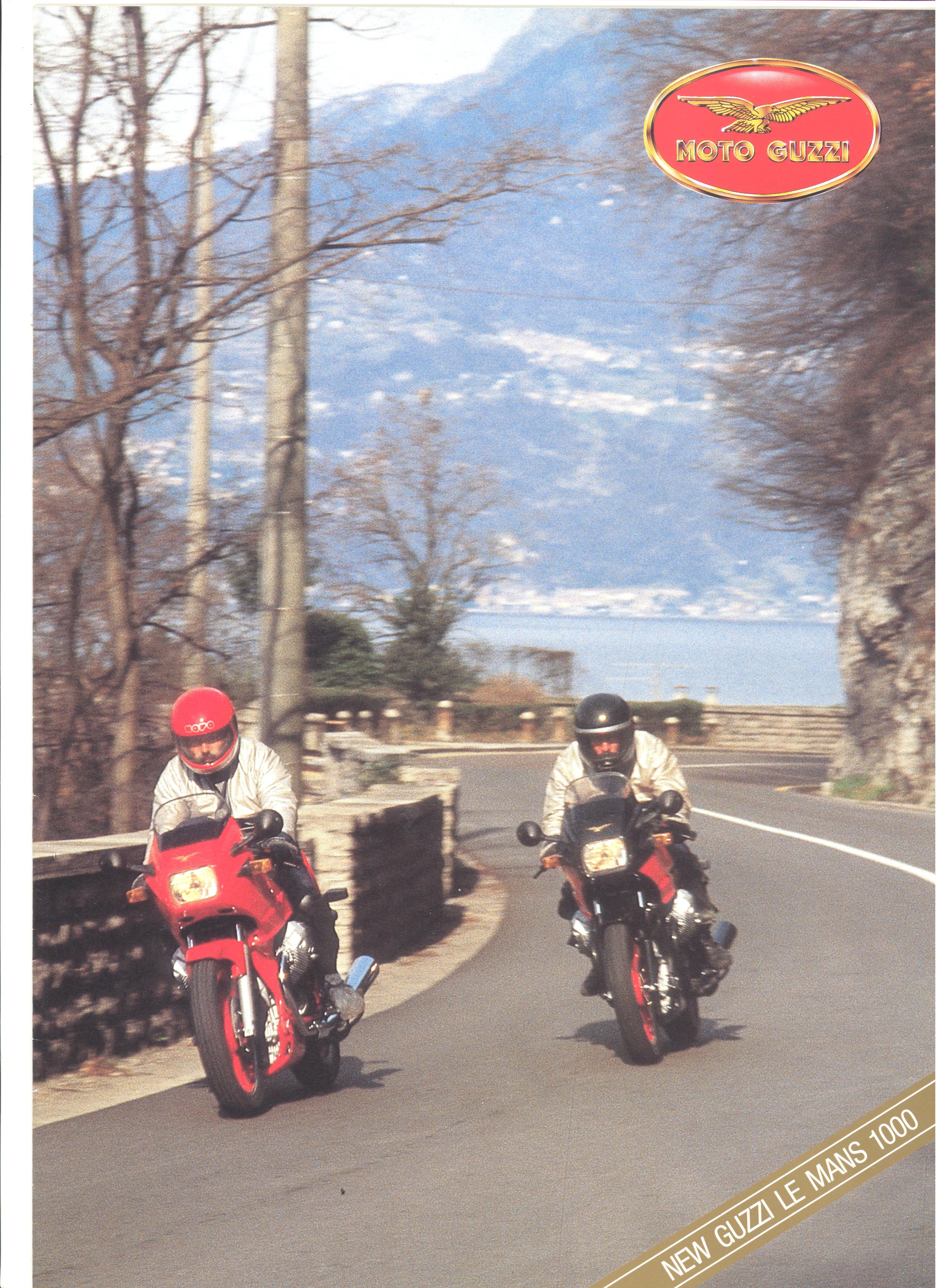 Moto Guzzi factory brochure: Le Mans 1000