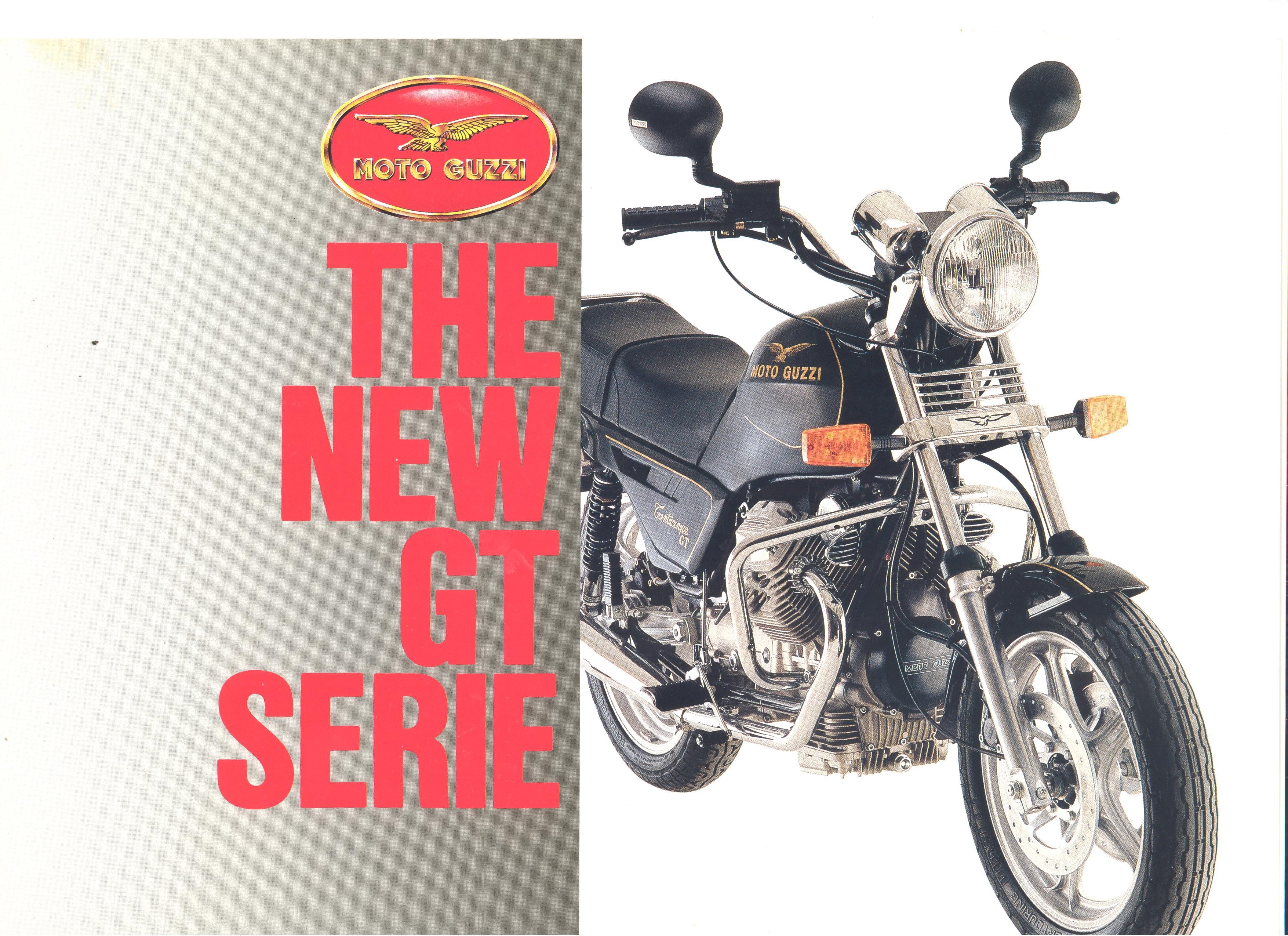 Moto Guzzi factory brochure: Mille GT - Sessantacinque GT