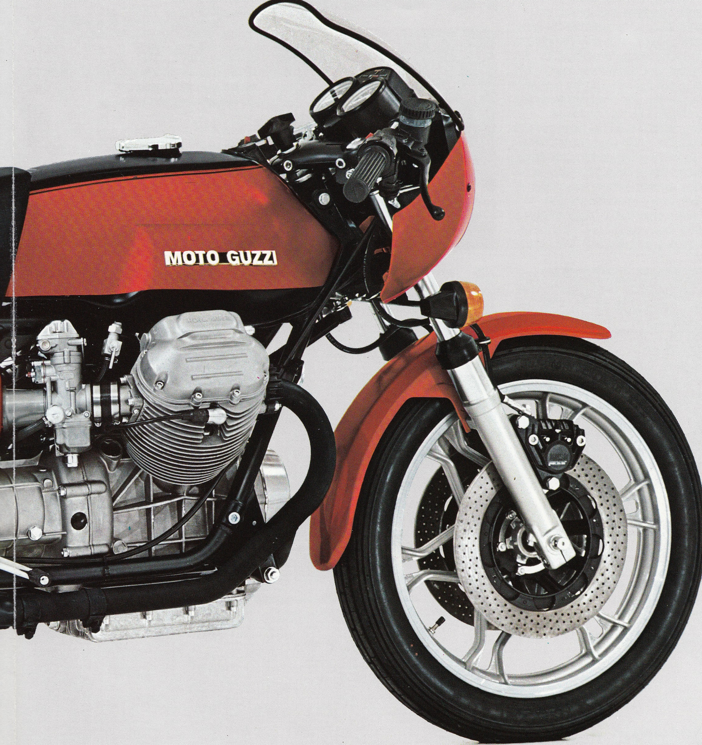 Moto Guzzi factory brochure: 850 Le Mans (red)