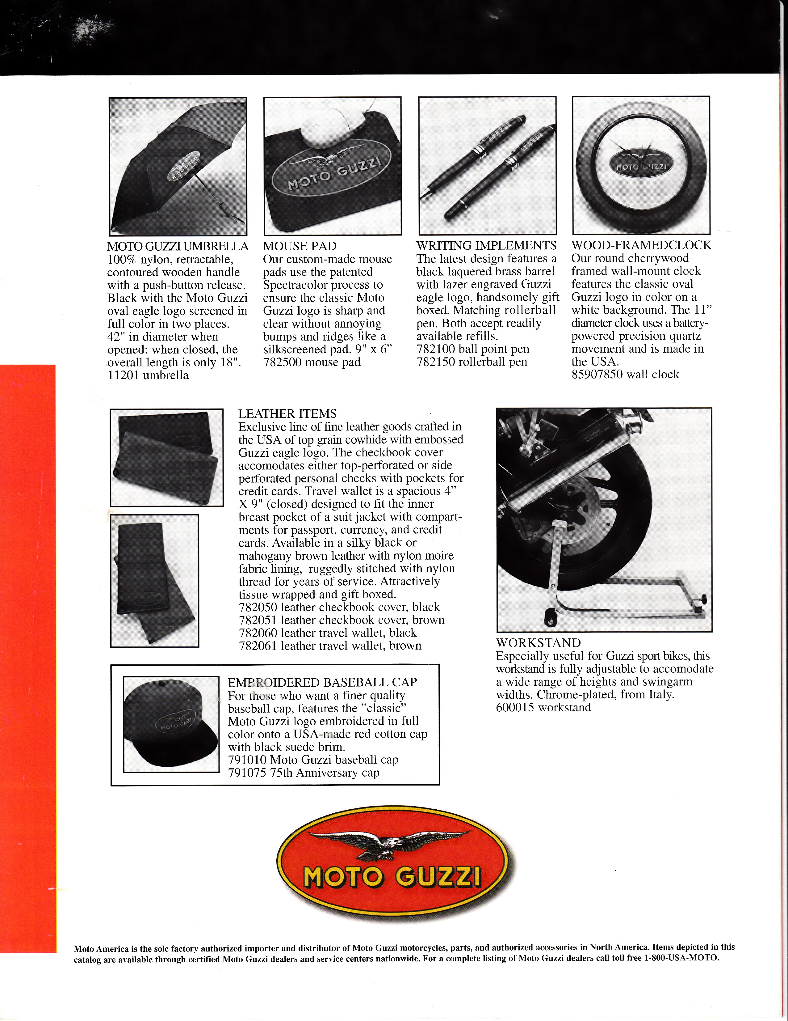 Brochure - Moto Guzzi Accessories (1998)