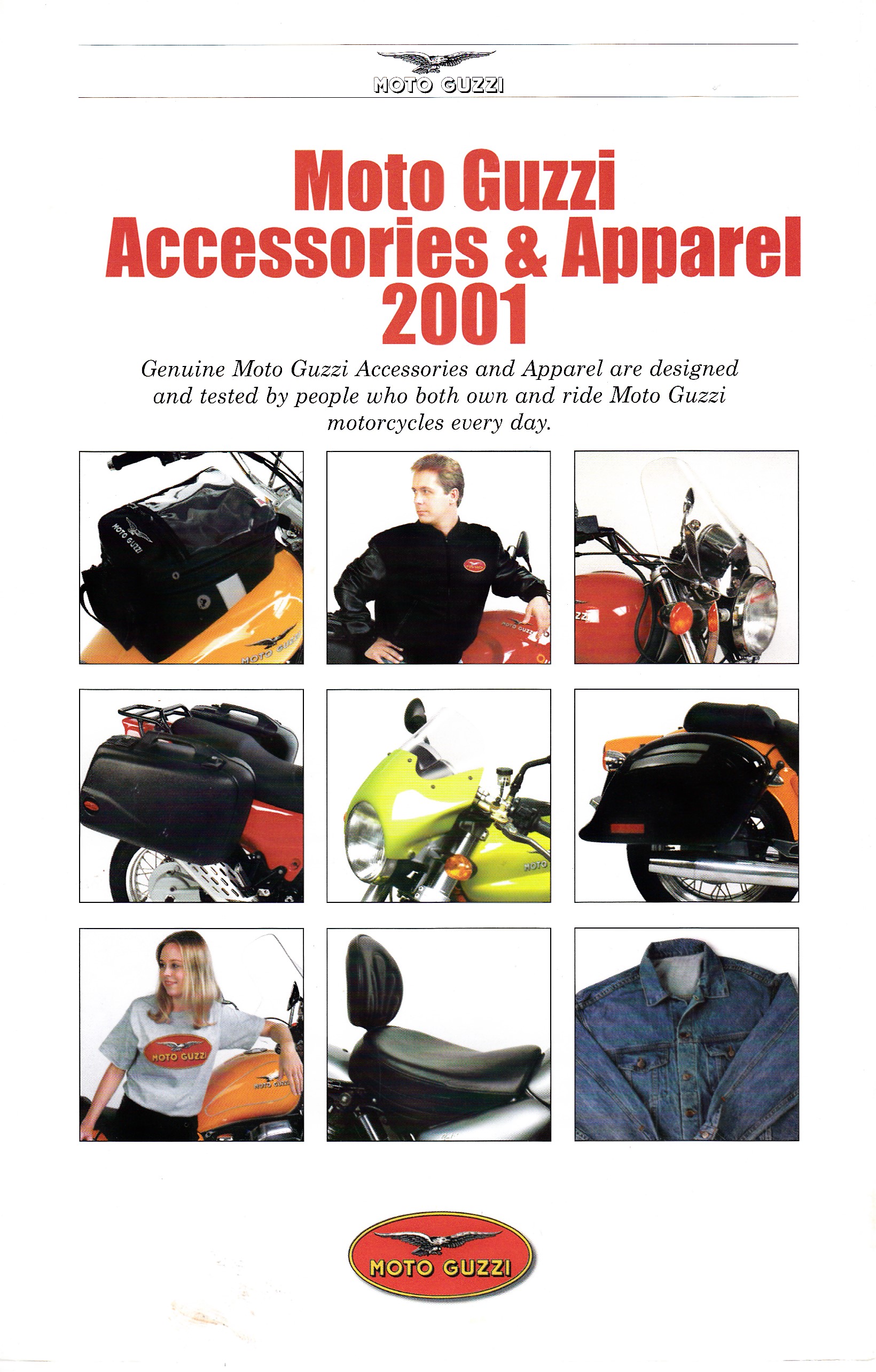 Brochure - Moto Guzzi Accessories and apparel 2001