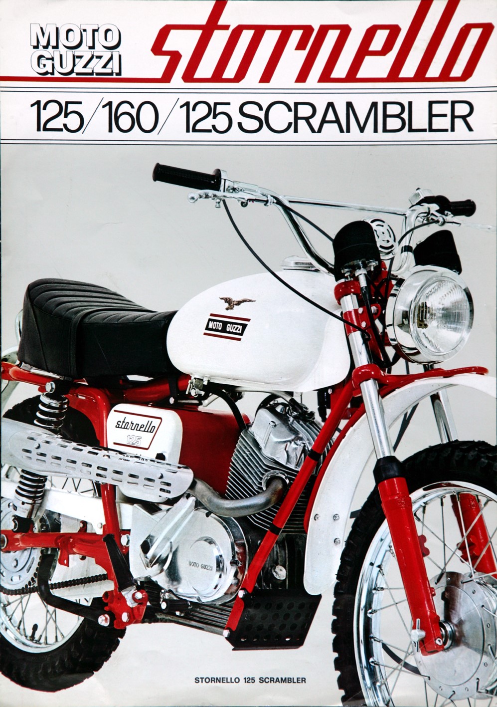 Brochure - Moto Guzzi Stornello 125 / 160 / 125 Scrambler