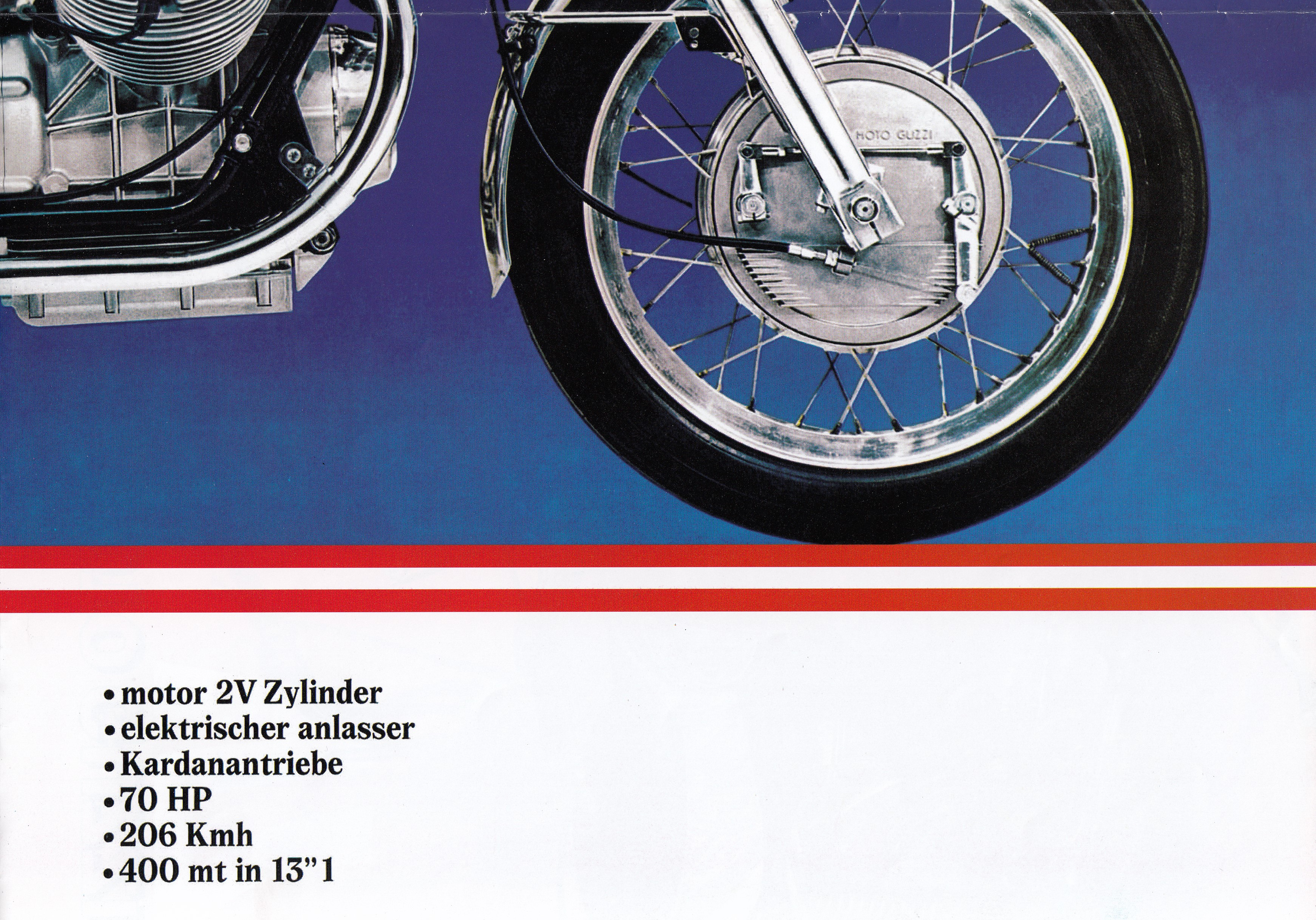 Moto Guzzi brochure: V7 Sport, 850 California, 850 GT