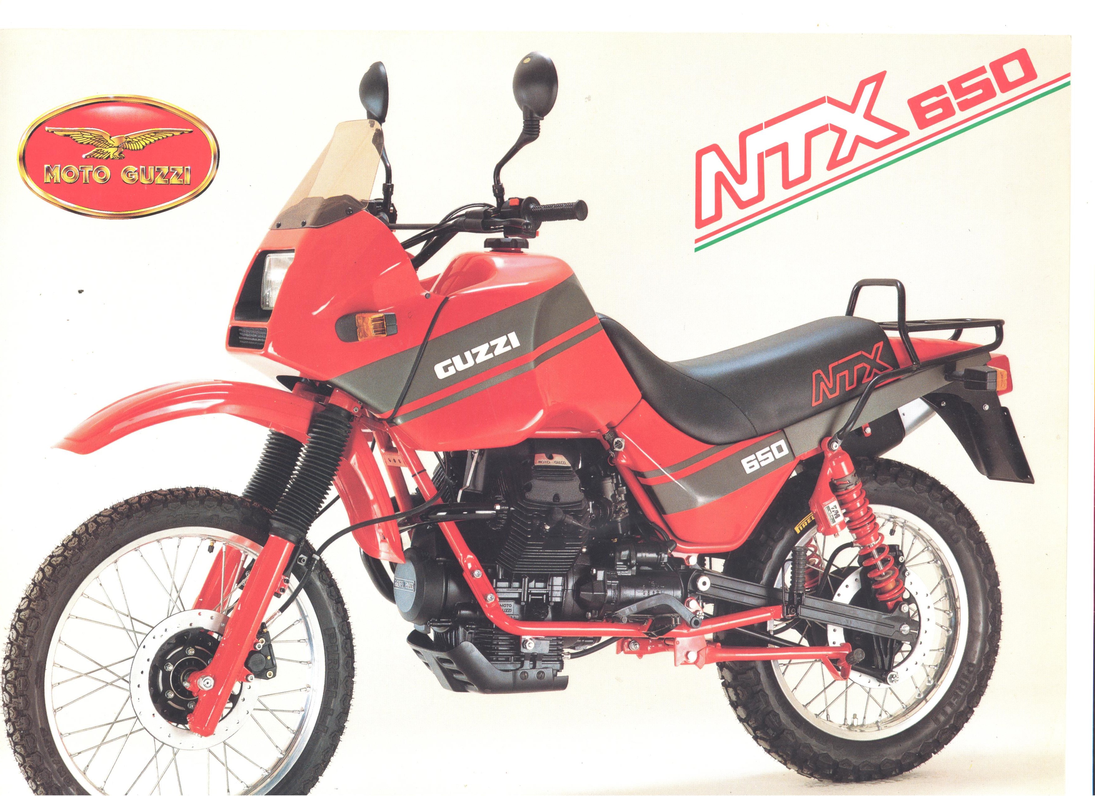 Moto Guzzi factory brochure: NTX 650