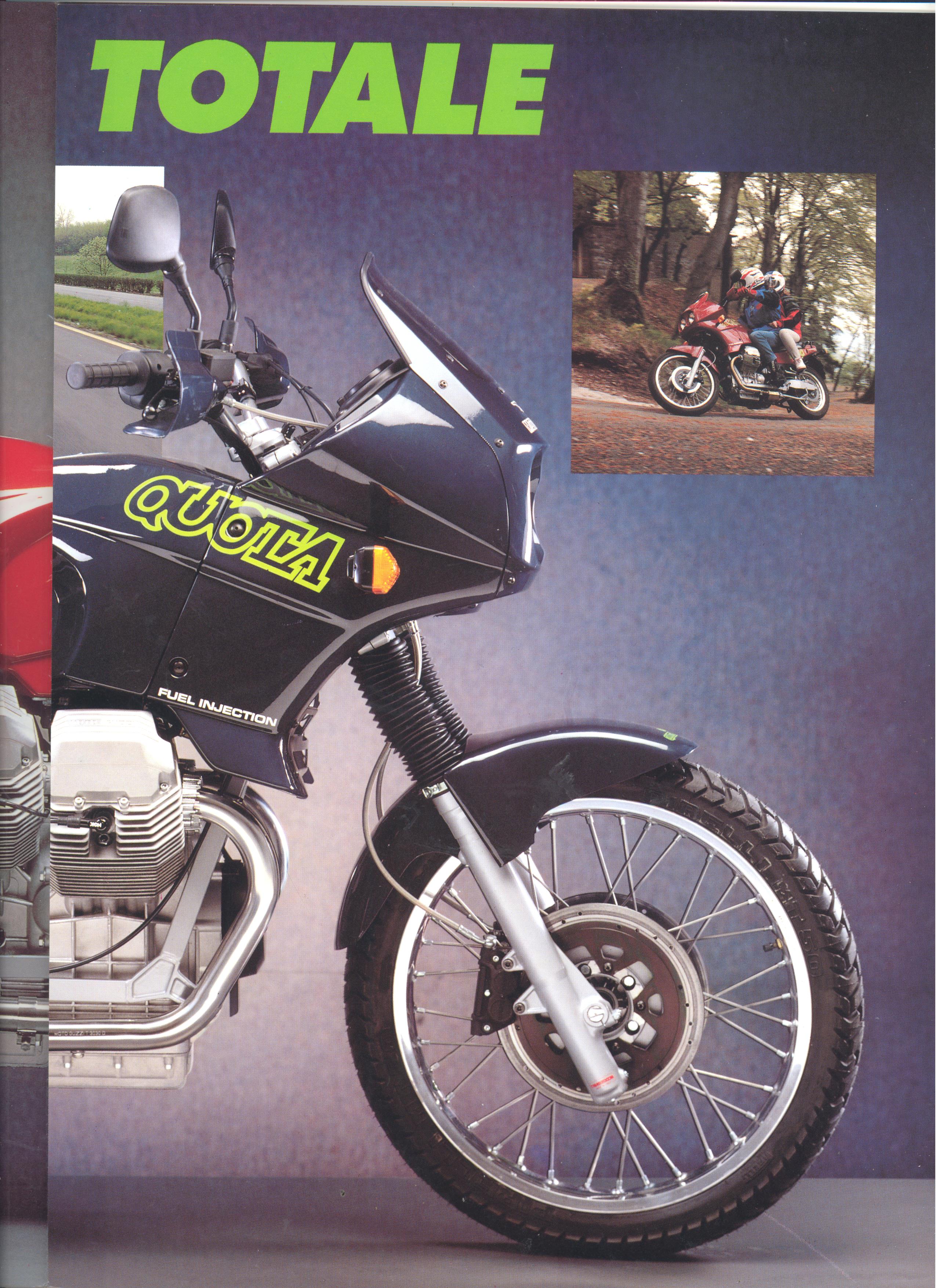 Moto Guzzi factory brochure: Quota 1000