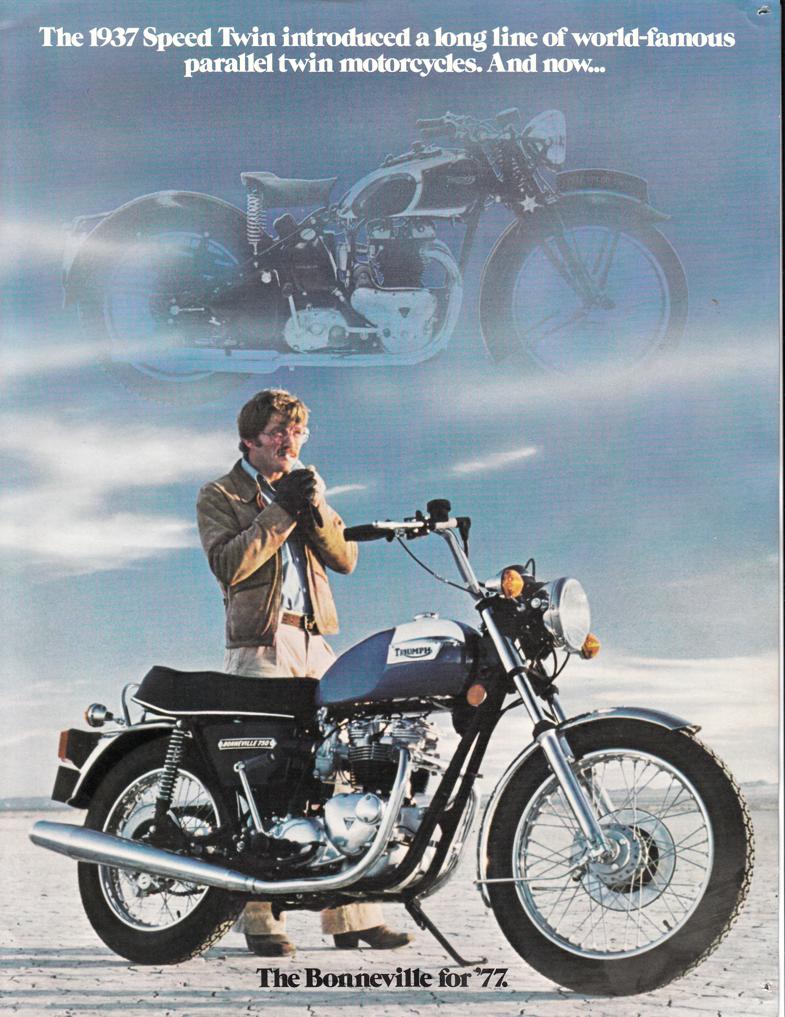 Brochure - Triumph Bonneville 1977