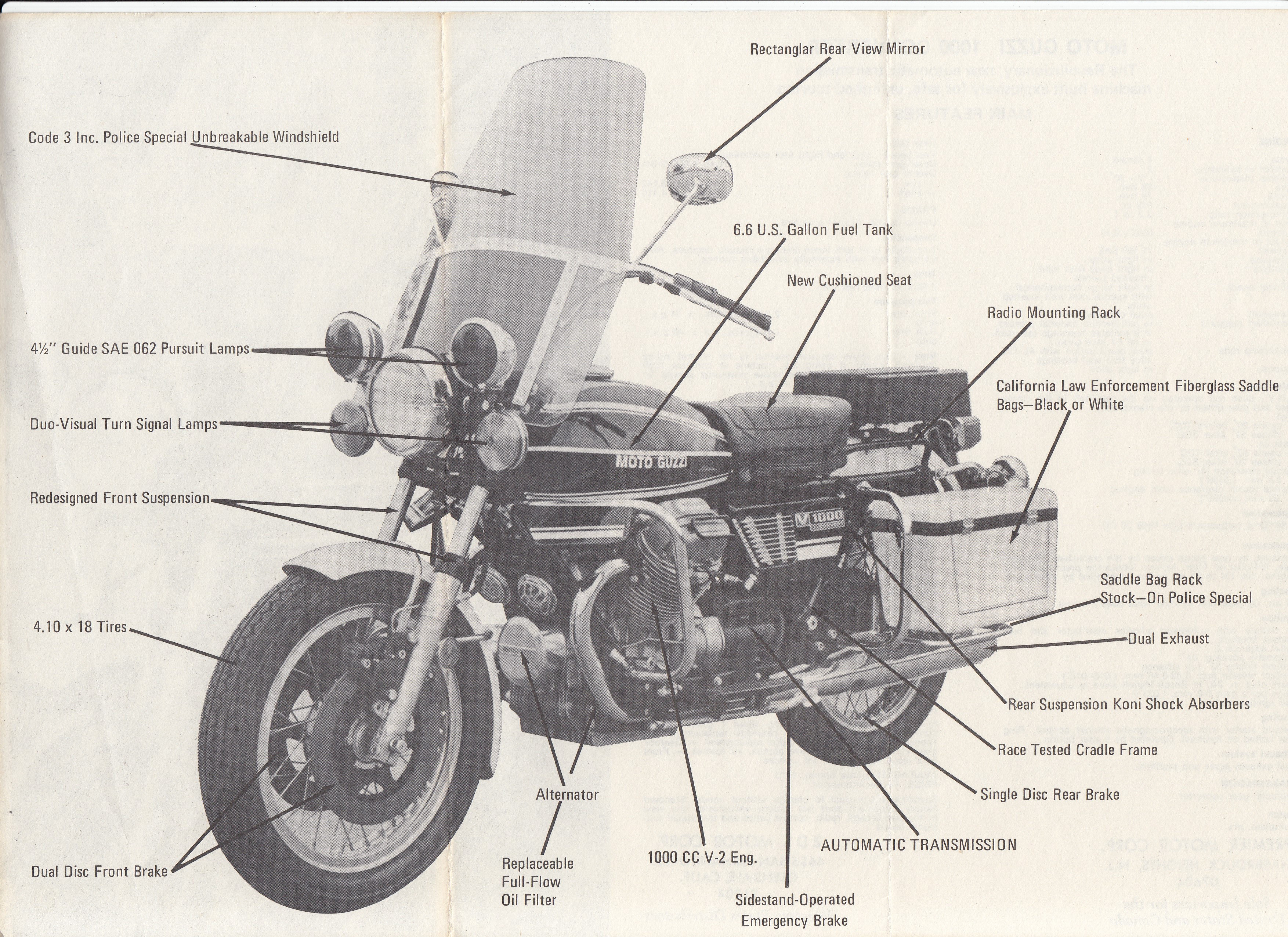 Brochure - Moto Guzzi V1000 I-Convert
