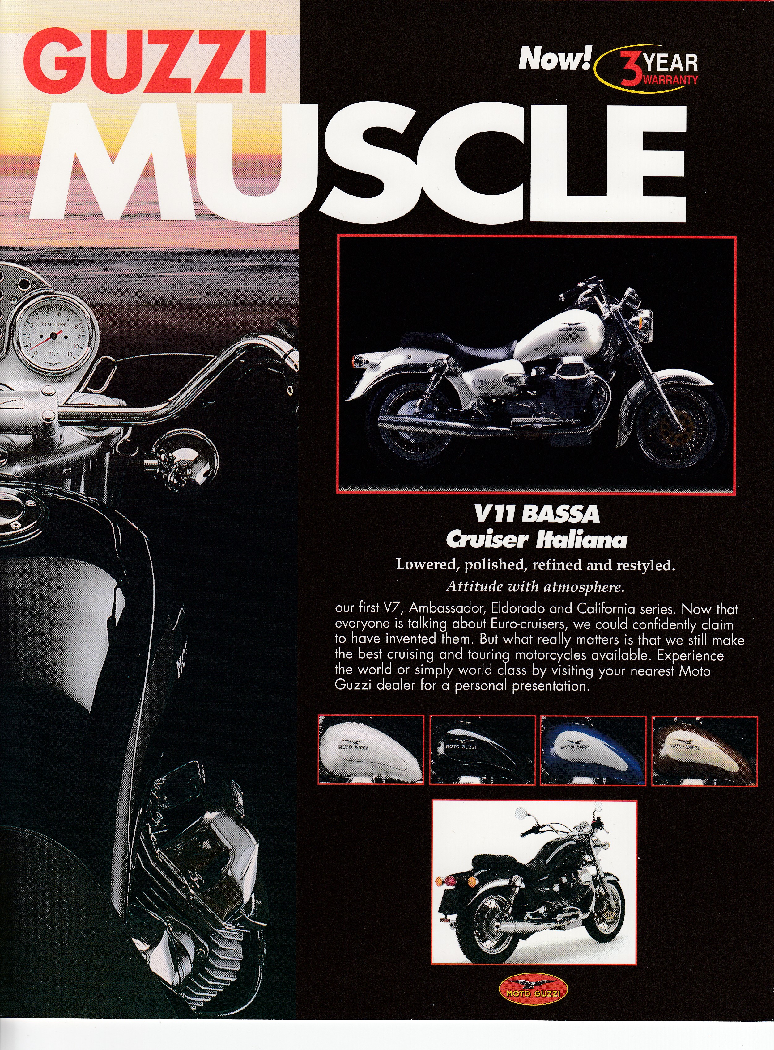 Brochure - Moto Guzzi V11 EV and V11 Bassa