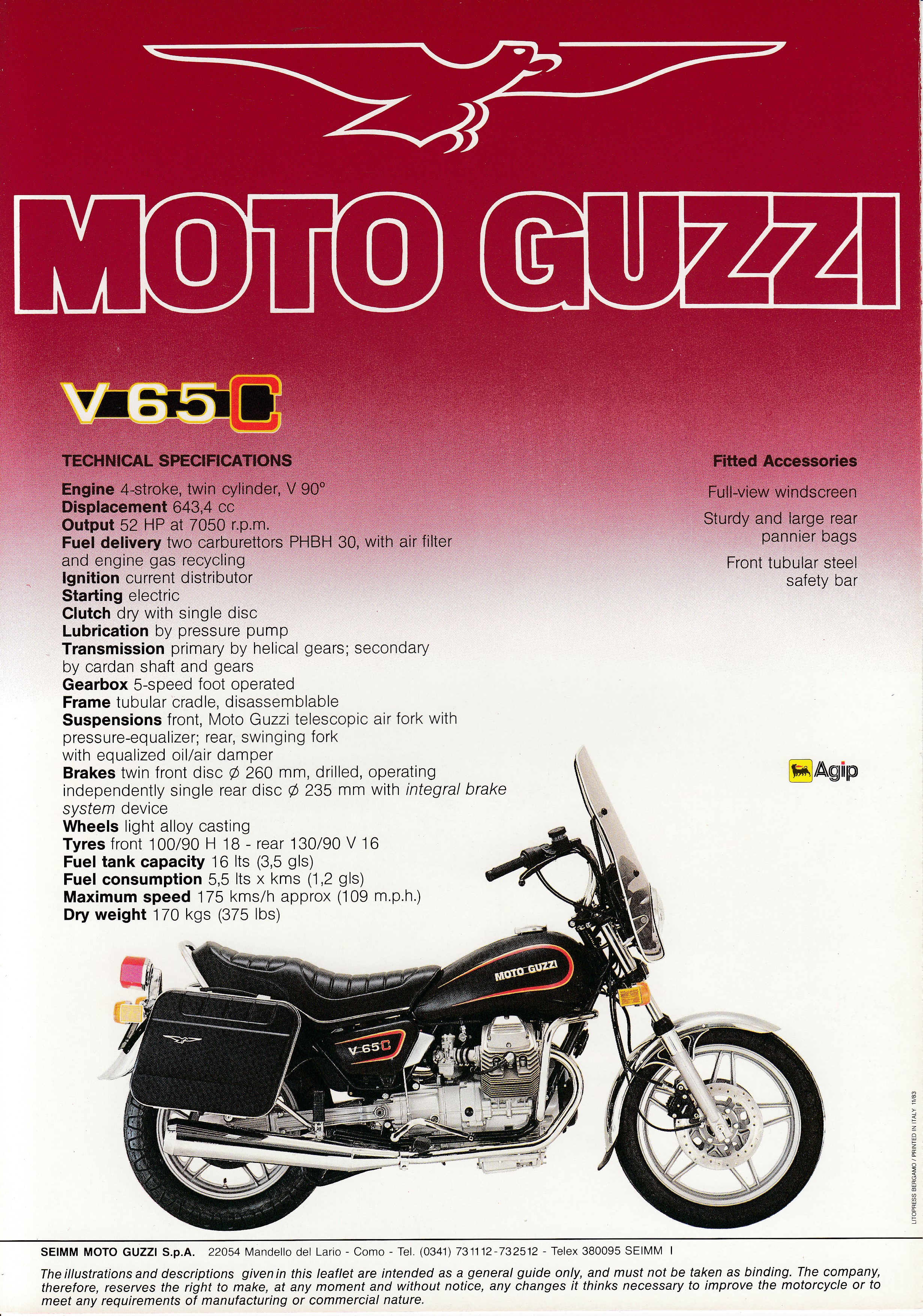 Brochure - Moto Guzzi V65C