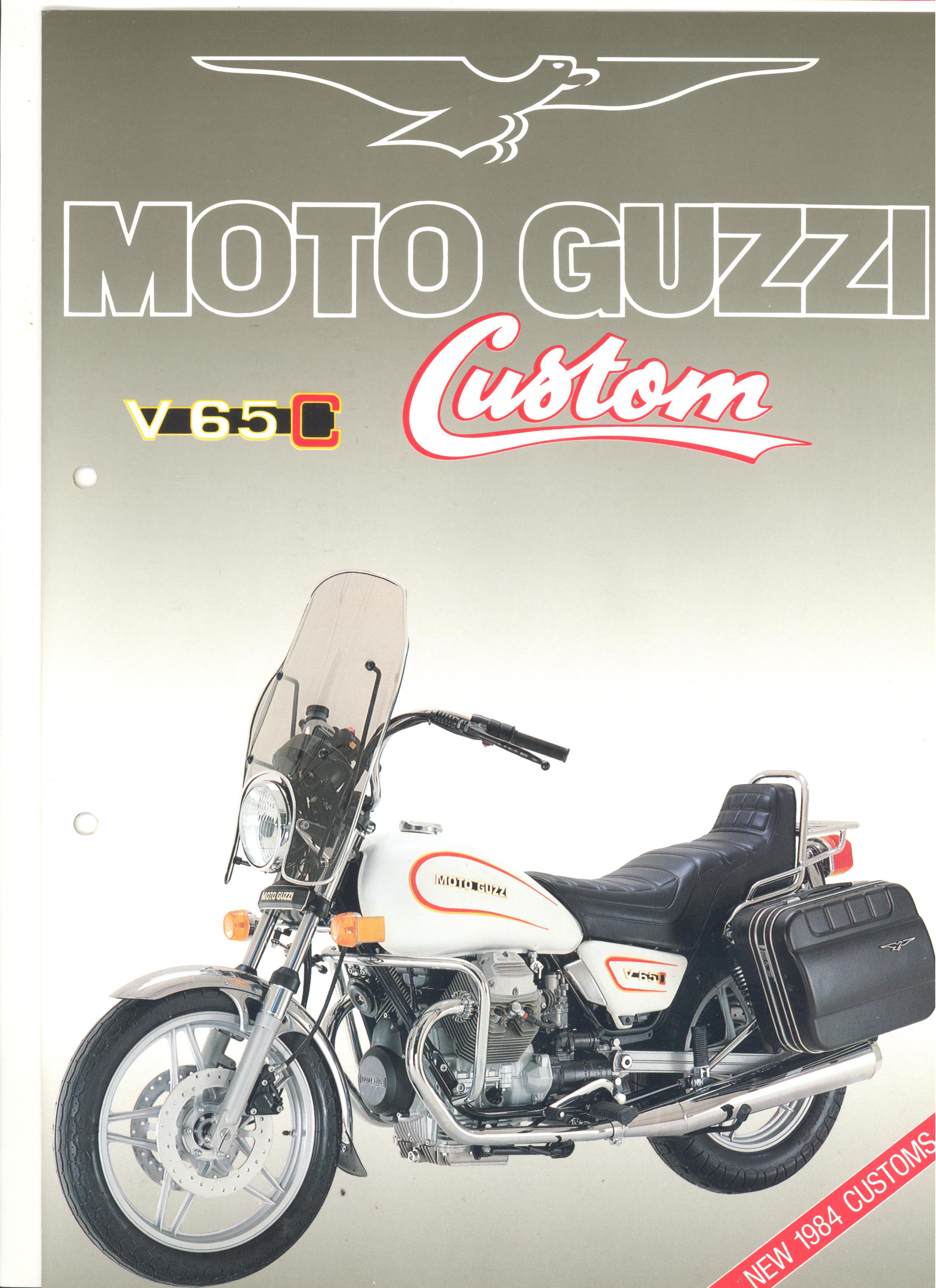 Moto Guzzi factory brochure: V65C