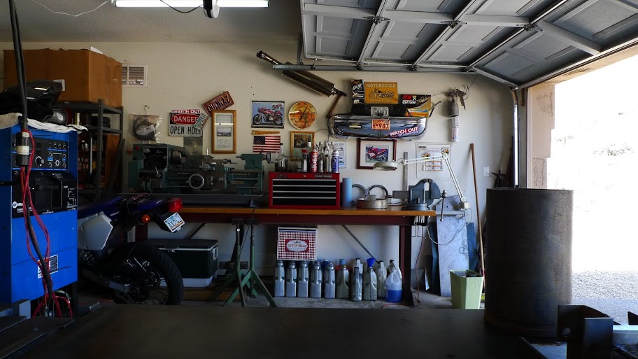 Bronson's garage.