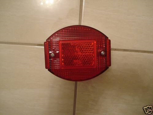 CEV 9350 tail light as used on some of the Moto Guzzi 850 GT, 850 GT California, Eldorado, and 850 California Police motorcycles.