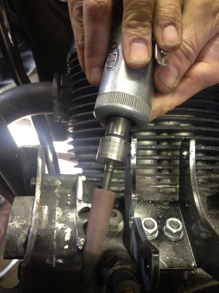 Karl Saar's repair to a damaged crankcase on Moto Guzzi V700, V7 Special, Ambassador, 850 GT, 850 GT California, Eldorado, and 850 California Police motorcycles.