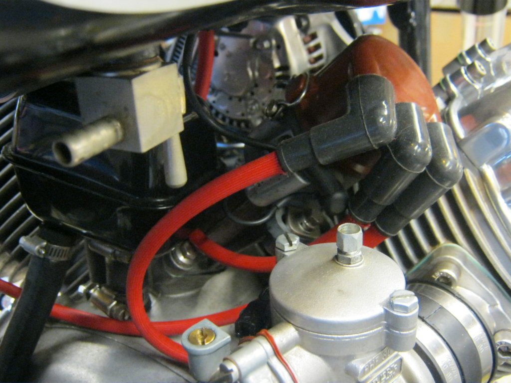 Dellorto PHF 30 carburetor fitment on a Moto Guzzi Eldorado.