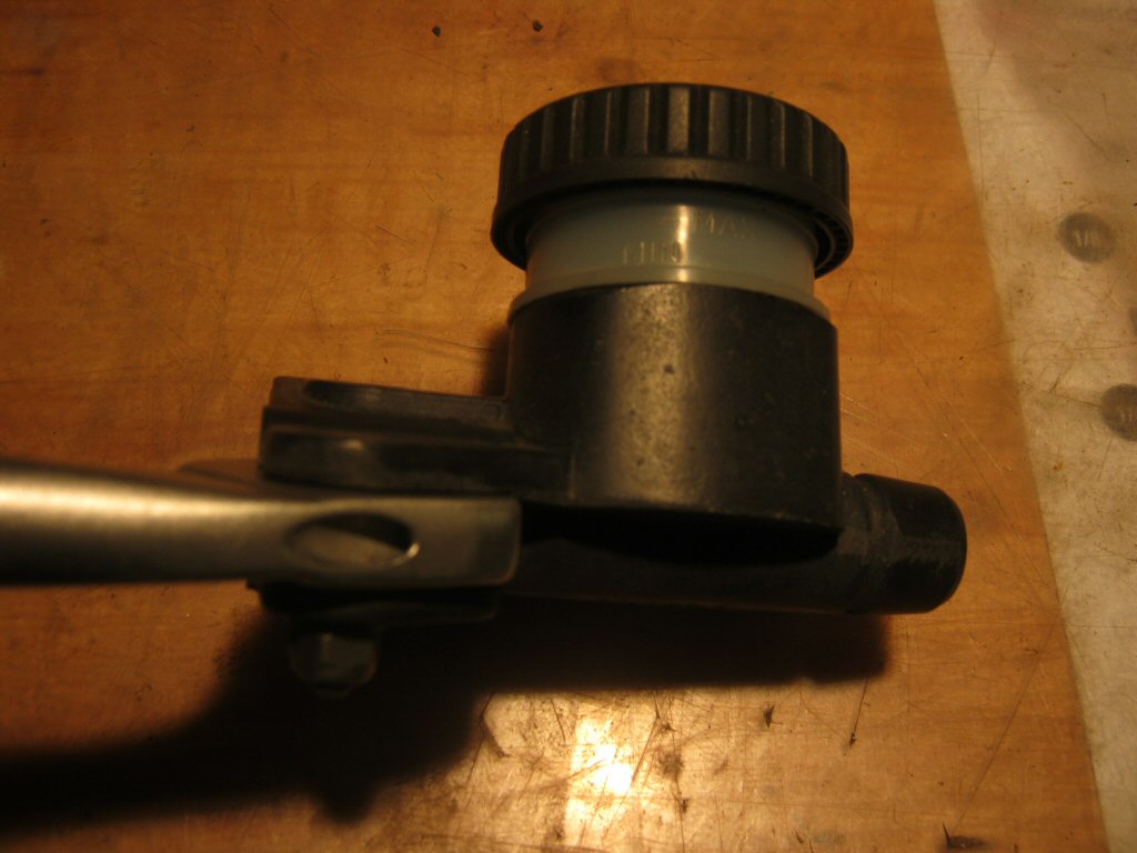 Disc brake master cylinder.