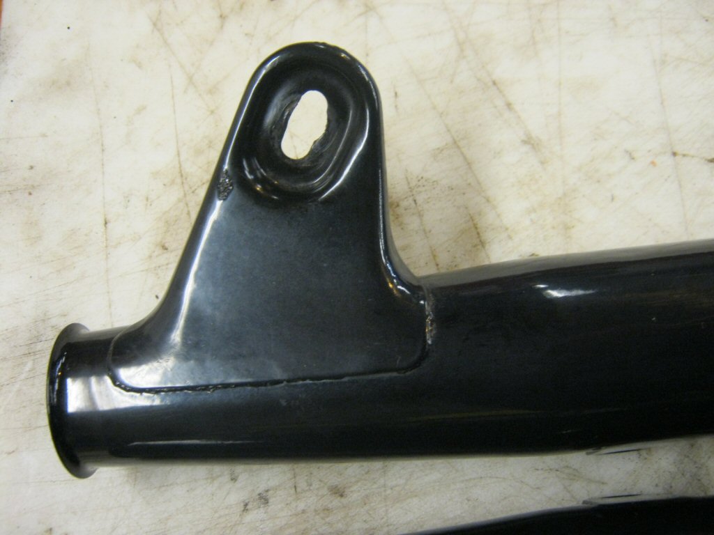 Disc brake fork shroud.