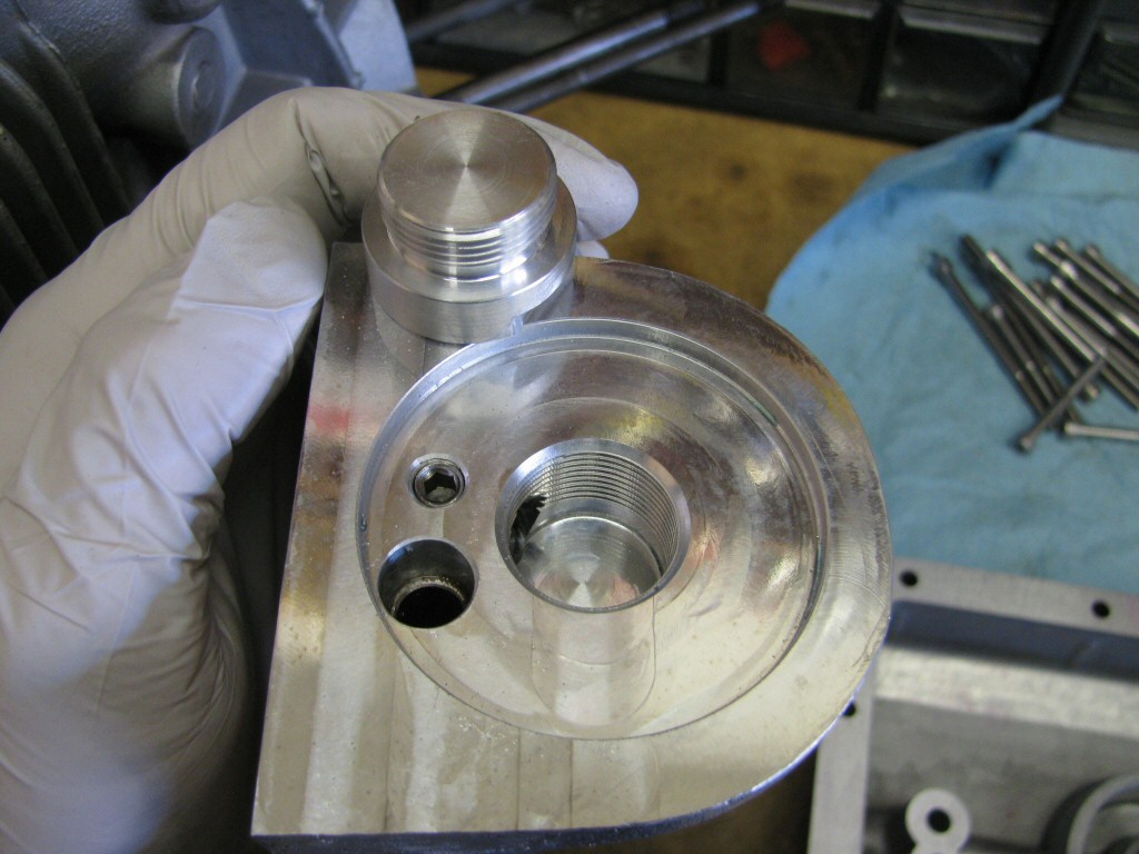 A look at the threaded hole.