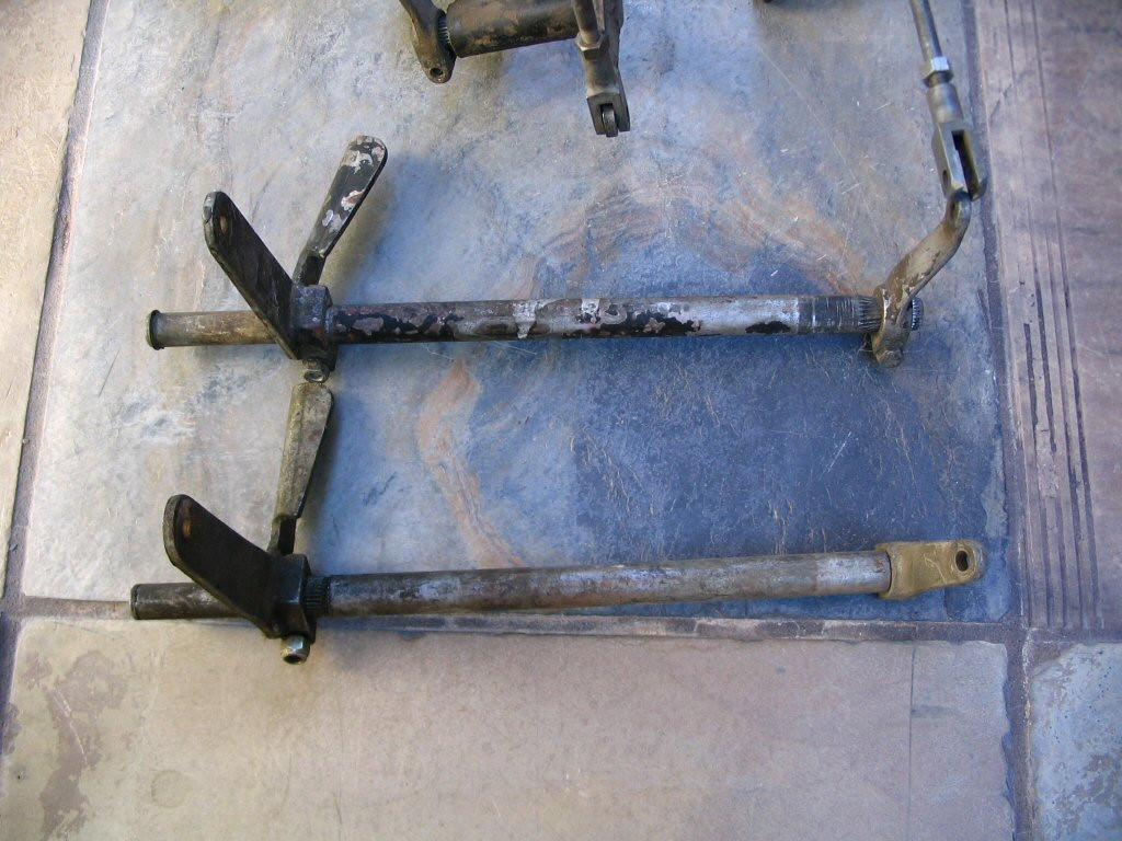 Not much difference in the brake rods...