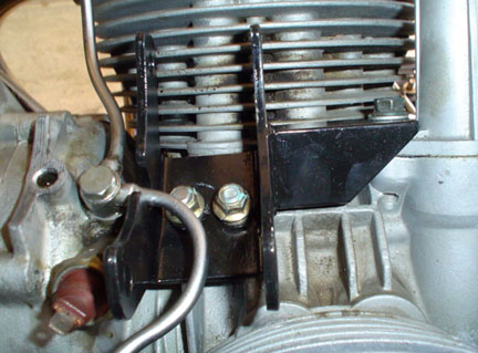 Generator Support Bracket (Generator Mount to Distributor Front Mount Bolt).