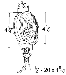 Grote 56000 double-sided signal light