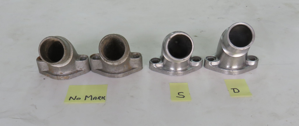 Intake manifolds for SS1 carburetors, compared to intake manifolds for VHB carburetors