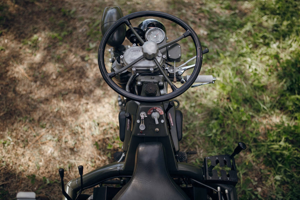 Moto Guzzi Mechanical Mule, restored by Costantino Frontalini.