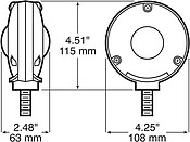 Peterson Manufacturing Company 337-2 double-sided signal light