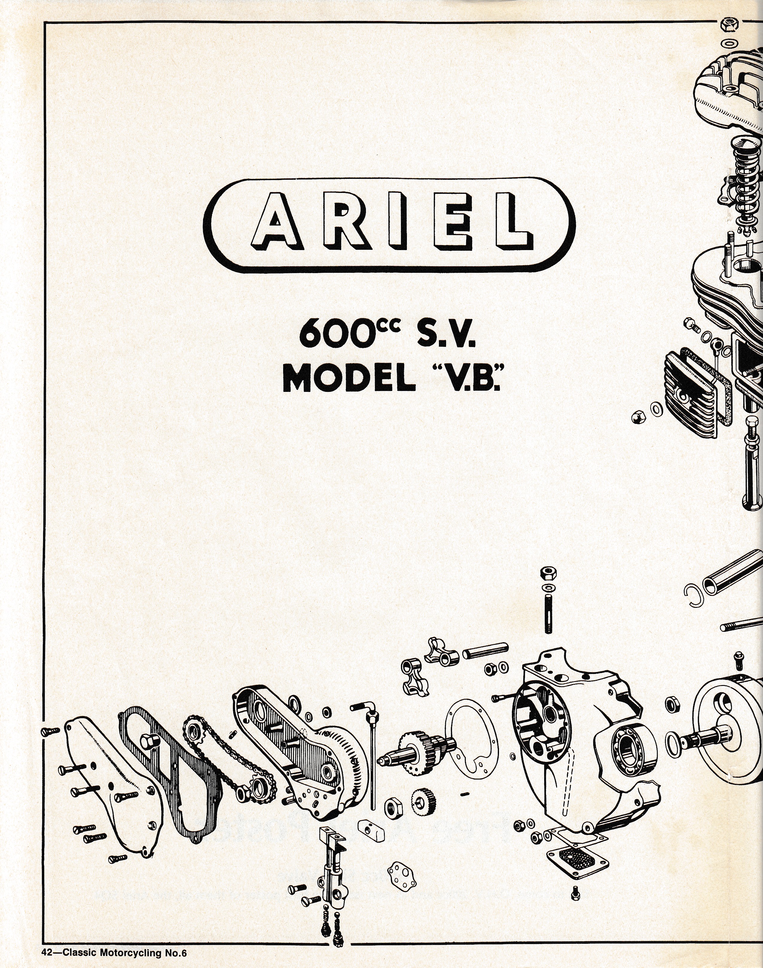 Poster - Ariel 600 cc side valve