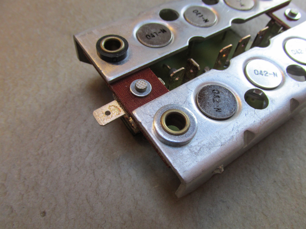 Rectifier (diode board) as used on many Moto Guzzi models.