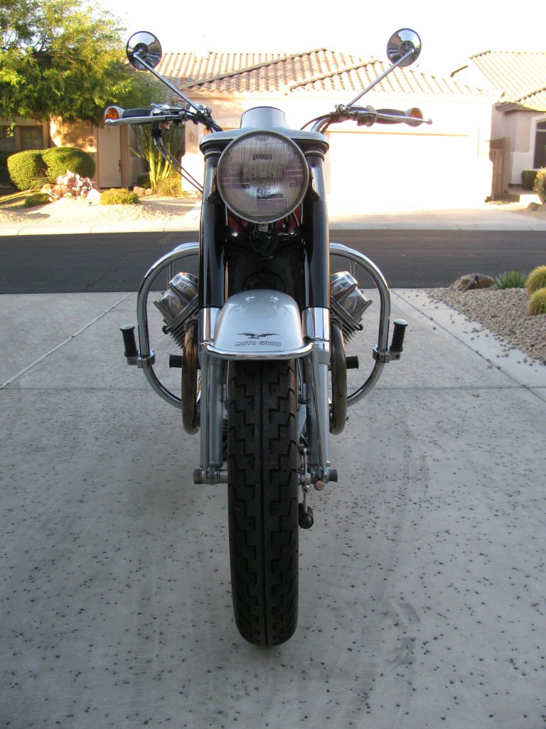 Robert Scharf's Moto Guzzi V700.