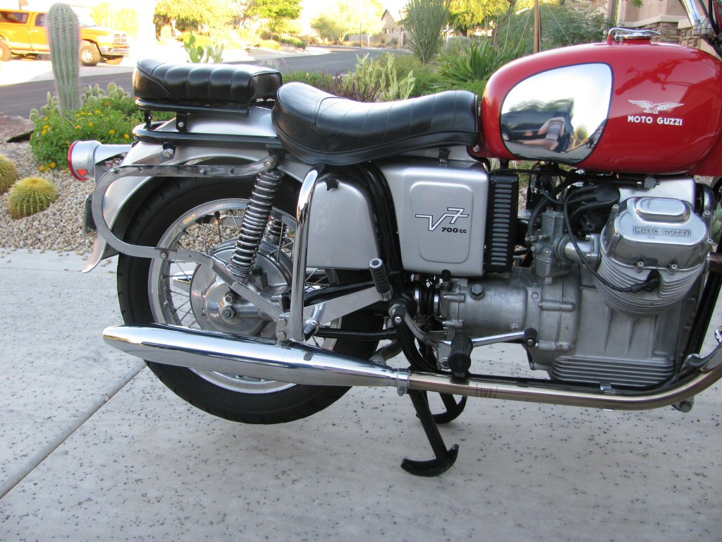 Robert Scharf's Moto Guzzi V700.