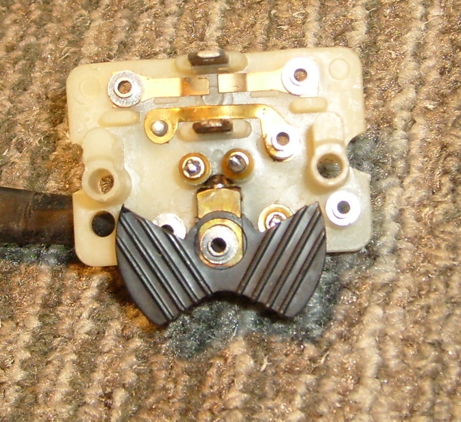 Replacing the innards from a narrower CEV switch designed for use with a moped.
