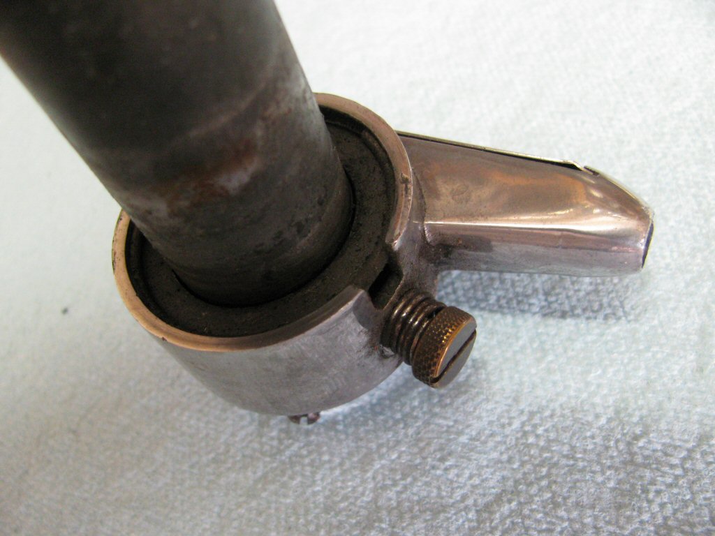 Tube is secured to the body with a retaining ring.