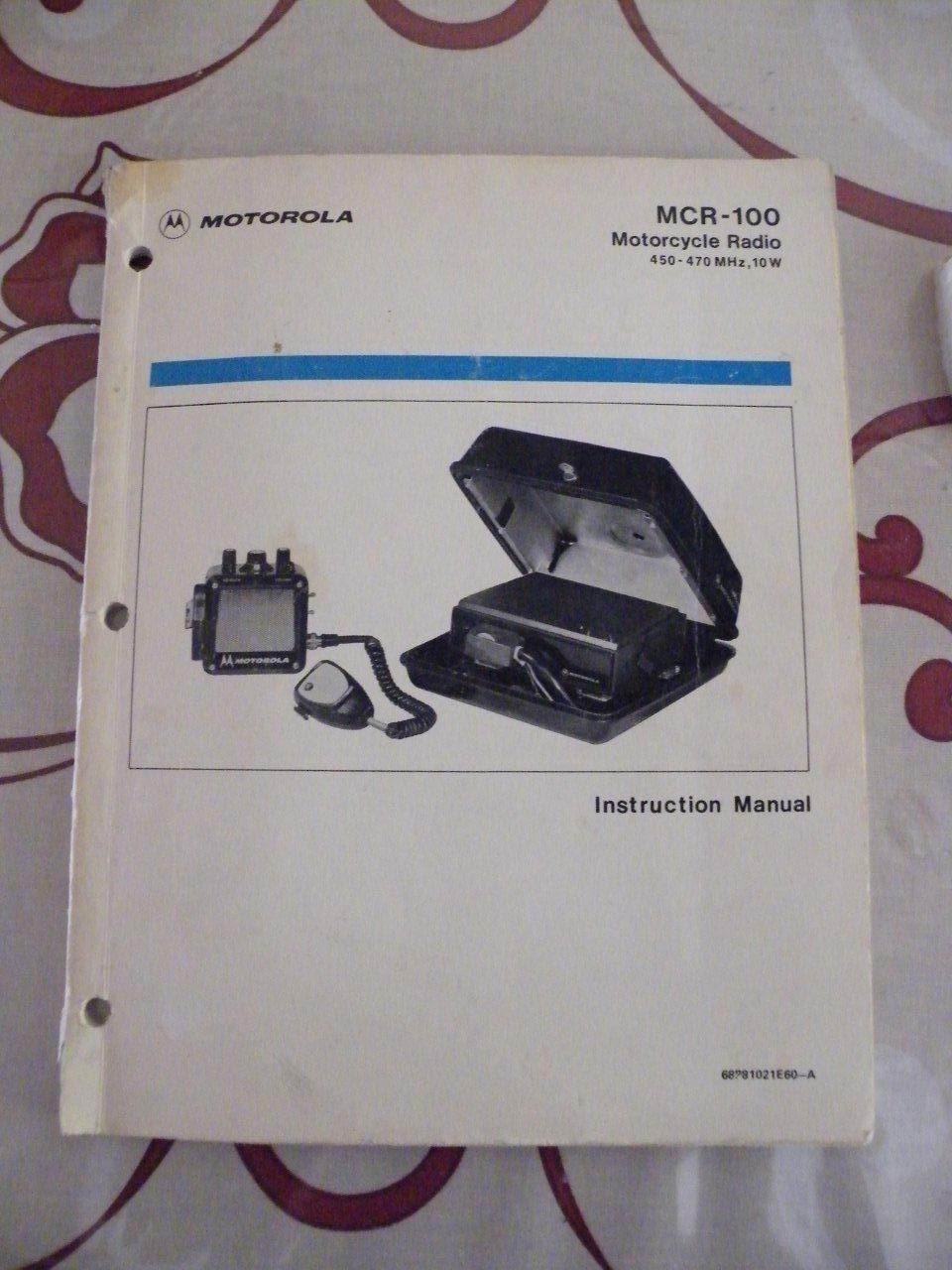 Instruction book showing radio drawer in box.