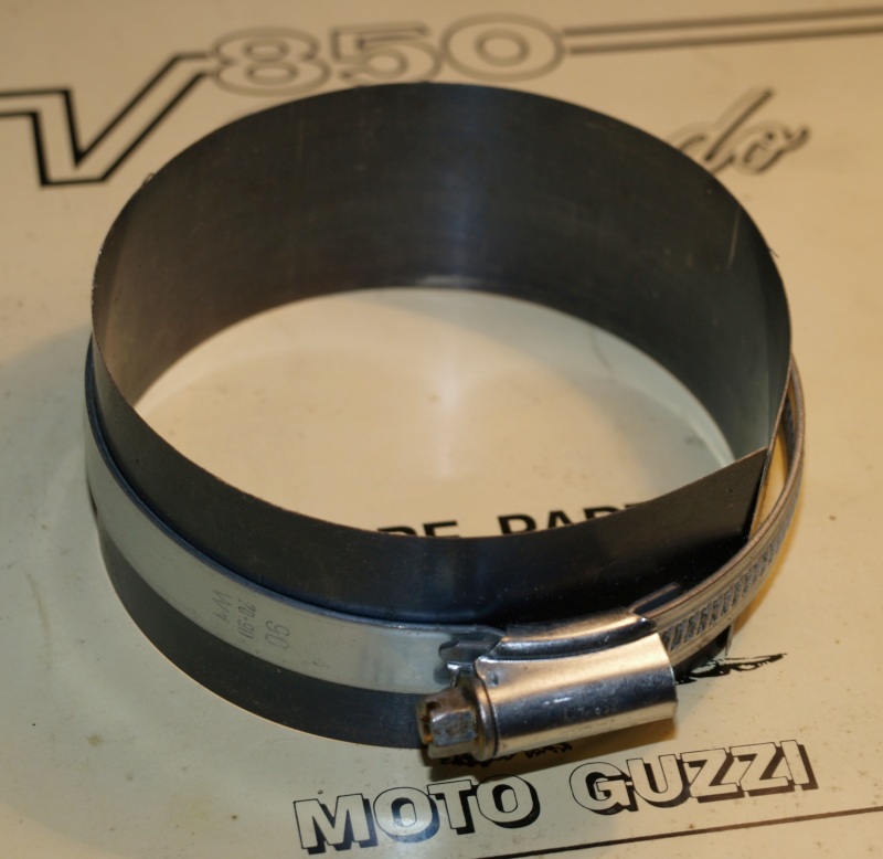 Piston ring compressor tool.