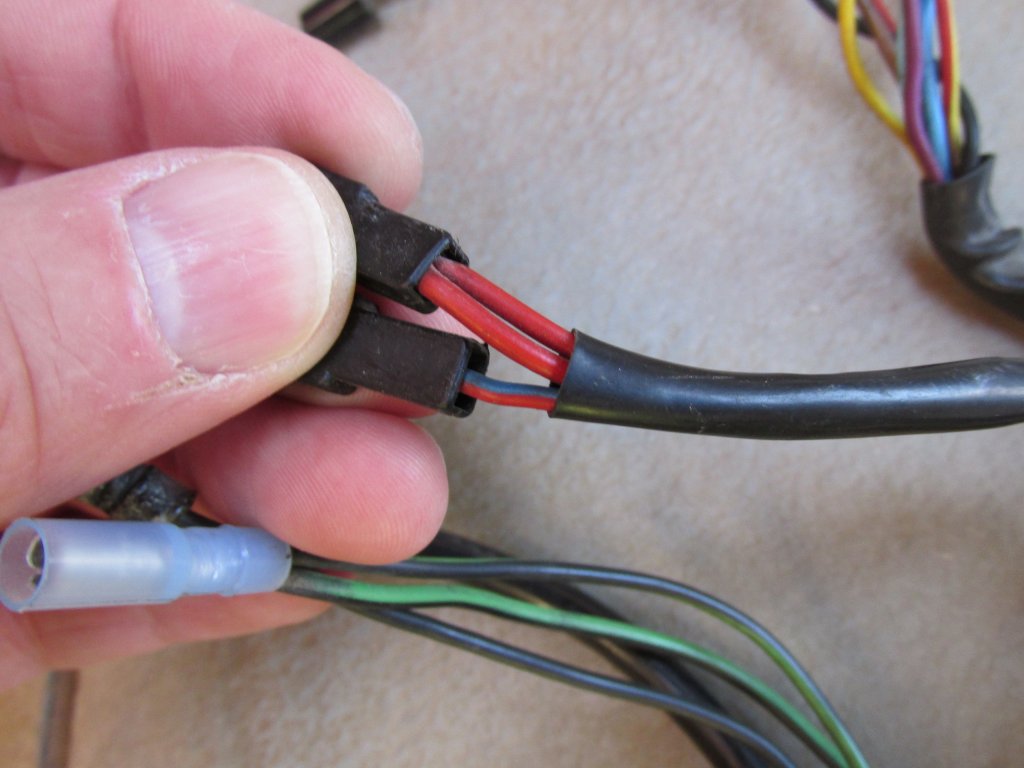 Dash wiring for a Moto Guzzi Le Mans III (MG# 28747250).