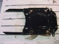 Battery tray and hold down bracket, Moto Guzzi photo archive of parts