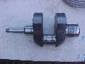 Engine crankshaft and main bearings, Moto Guzzi photo archive of parts
