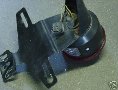 Tail light bracket, Moto Guzzi photo archive of parts